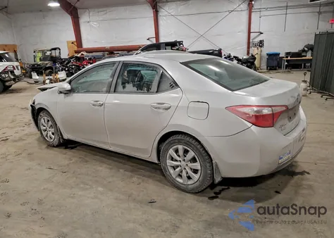 2016 Toyota Corolla L z USA, uszkodzony, nr VIN 2T1BURHE7GC724589